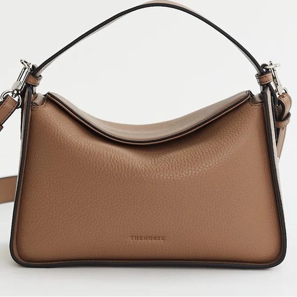 NWT The Horse Clementine Taupe Pebbled Leather. Comes with dust bag - Picture 1 of 16